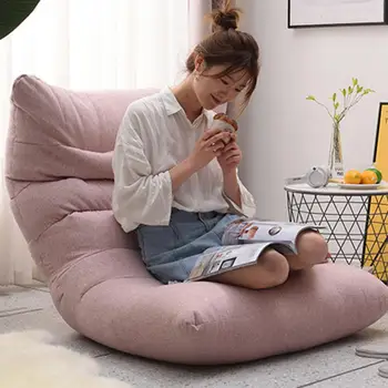 

Cotton And Linen Fabric Bean Bag Sofa Cover Sofa Seat Living Room Furniture Without Filler Beanbag Bed Pouf Puff Couch Tatami