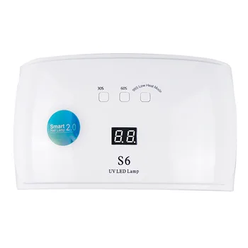 

Nail Phototherapy Machine 48W ligent Induction Led Nail Polish Glue Lamp Smart Timing Lcd Display Nail Light Us Plug