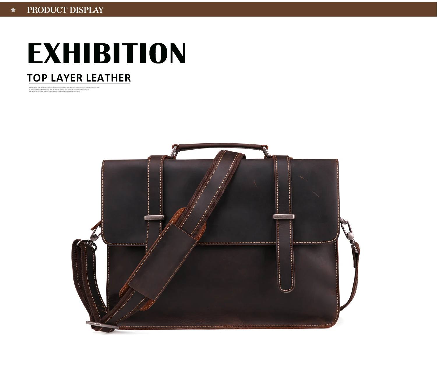 JOGUJOS роскошный кожаный мужской портфель из натуральной кожи, кожаный деловой портфель, мужская сумка через плечо, Мужская офисная сумка для