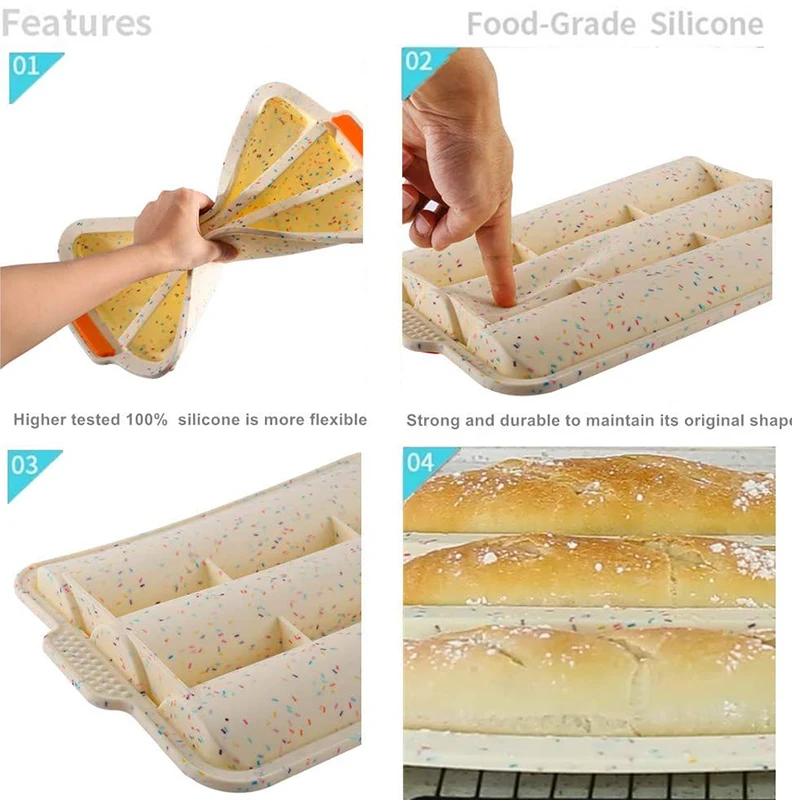 Новый 21 стиль волнистый поднос для выпечки форма хлеба силиконовая торта булочек