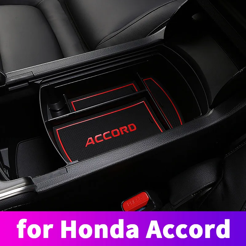 

Car Interior Decoration Console Armrest Storage Box Container Car Styling 1Pcs/Set For Honda Accord 10th 2018 2019