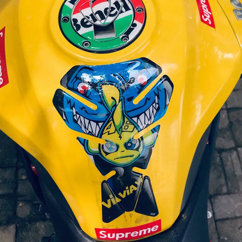 3D HRC полимерный гель бак мотоцикла Pad наклейка эмблема для YAMAHA R1 R6 XJR YZF+ брелок