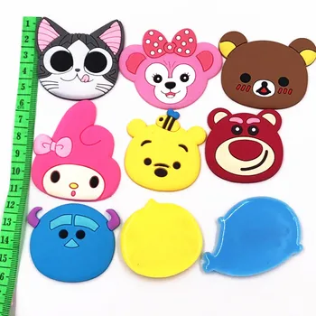 

100pcs Wholesale Cartoon Animal Icon Cute PVC Flat Back Duck DIY Phone Case Gadgets Boy Craft Badge Children Trinket Accessories