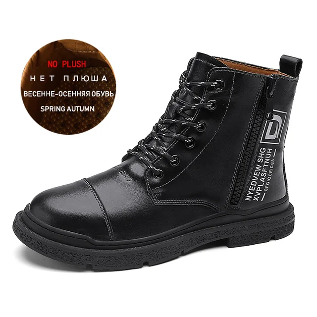 Snow Boots Genuine Leather 