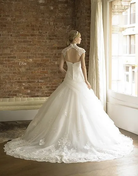 Свадебное платье со шлейфом из тюля, милое бальное платье принцессы, vestido de noiva princesa, новинка, платья для матери невесты с открытой спиной