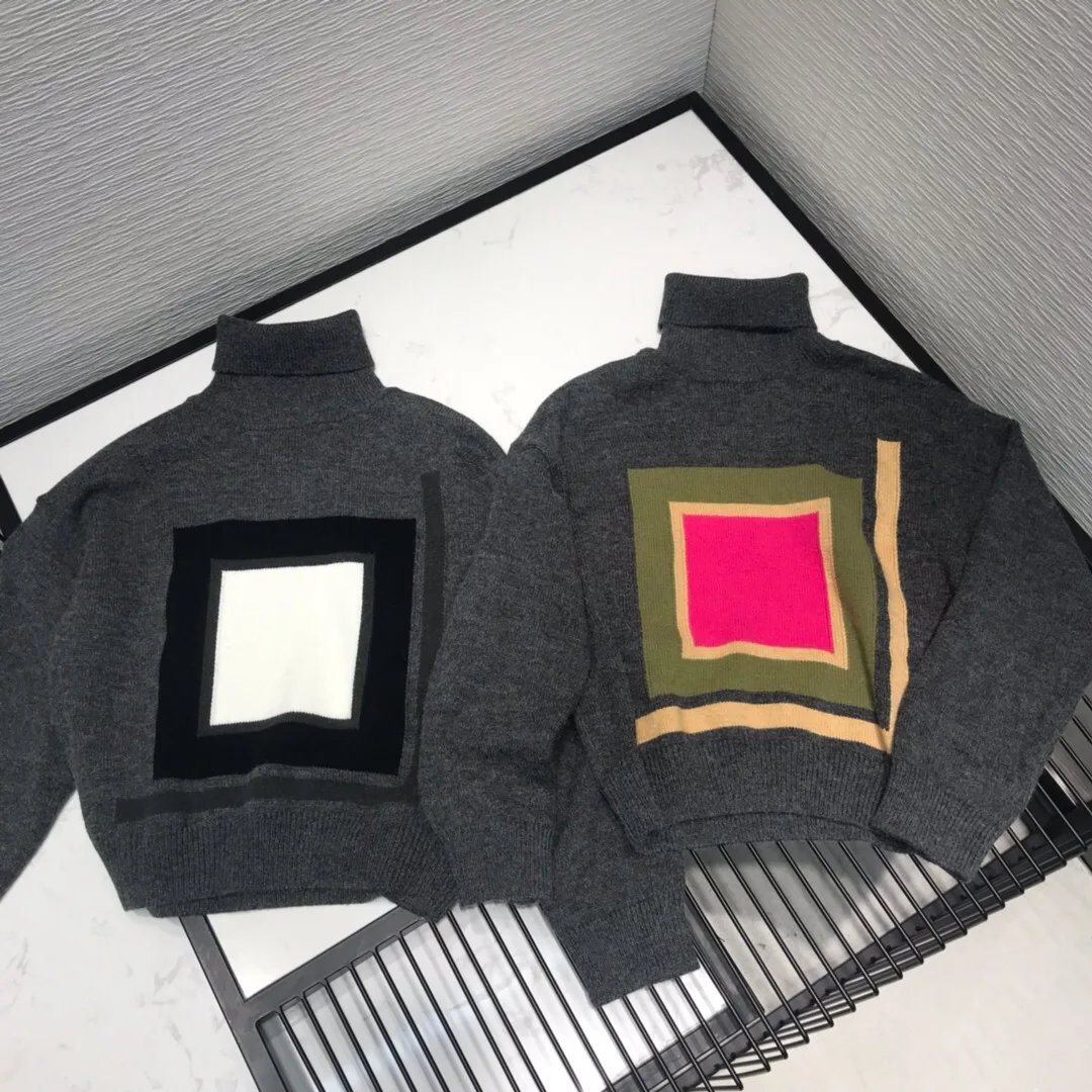 

2019 New Fashion Wool Knit Turtleneck Pullover Sweater Women Winter Two Colors Three Sizes