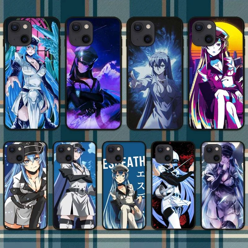 iphone 12 pro max case Esdeath Akame ga kill Phone Case For iPhone 11 12 Mini 13 Pro XS Max X 8 7 6s Plus 5 SE XR Shell iphone 12 pro max clear case