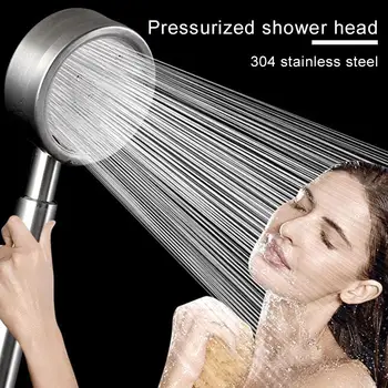 

Durable Shower Hand Spray Family Stainless Steel High Temperature Resistance Friend Bathroom Sprinkler Sturdy Hotel Standard