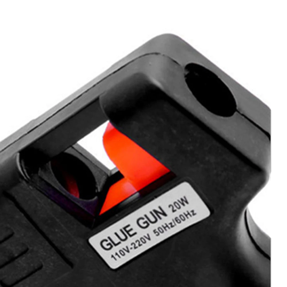 20W EU plug US plug Melt Glue Gun Industrial Mini Guns Thermo Electric Heat Temperature Tool with 10pcs 7mm x 190mm Glue Stick