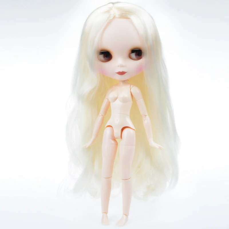 Blyth кукла Blyth матовое лицо матовая белая кожа 1/6 BJD шарнирная кукла пользовательские куклы для девочек подарок для коллекции кукол - Цвет: 3-NBL24
