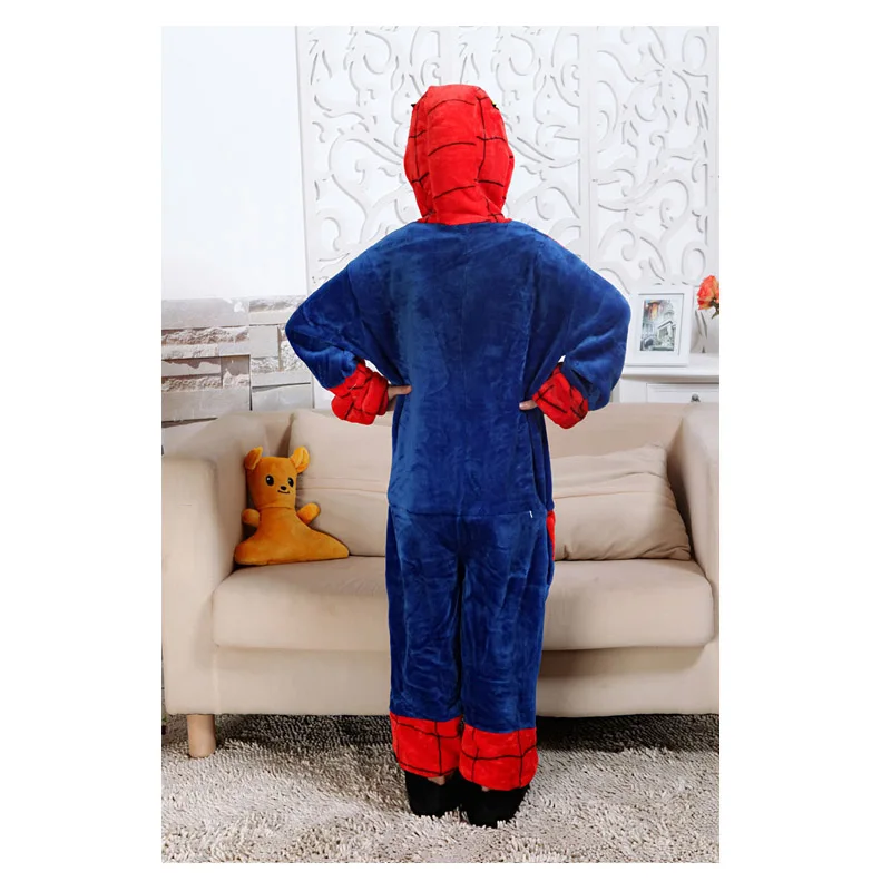 Пижама в виде животного для маленьких девочек, Детский костюм, детские пижамы с человеком-пауком, детские пижамы, Детская одежда для сна, детские пижамы