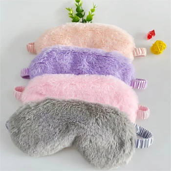 

Soft Plush Eye Masks Silk Love Cloud Eye Cover Rabbit Plush Sleeping Eyepatch Cartoon Nap Eye Shade Blindfold Super Fast Ship