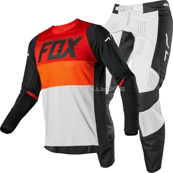 

Free shipping 2020 Motocross Racing Motorbike Delicate Fox 360 Bann Jersey Pant Street Moto Gear Set