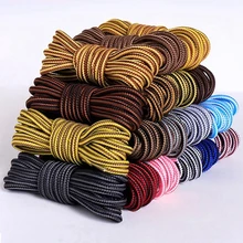 

1 Pair 18 Colors Striped Double Color Shoe laces Round Outdoor Sneakers Shoelaces Cotton Boots Shoelace 70CM 90CM 120CM 150CM