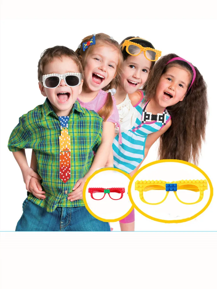 Конструктор Legoinglys для детей оправа и основание очков друзья ниндзя полиция город