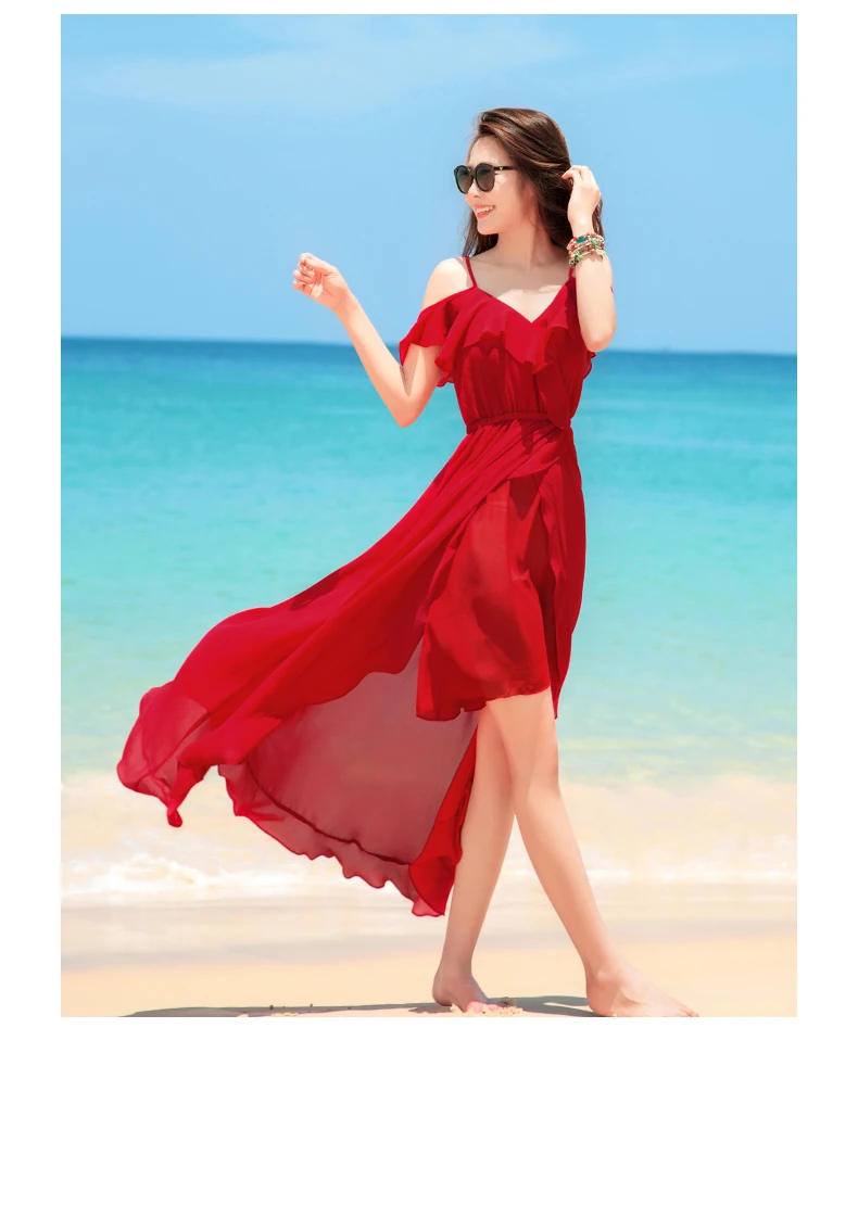 Summer Bohemian Beach Dress For Women ...