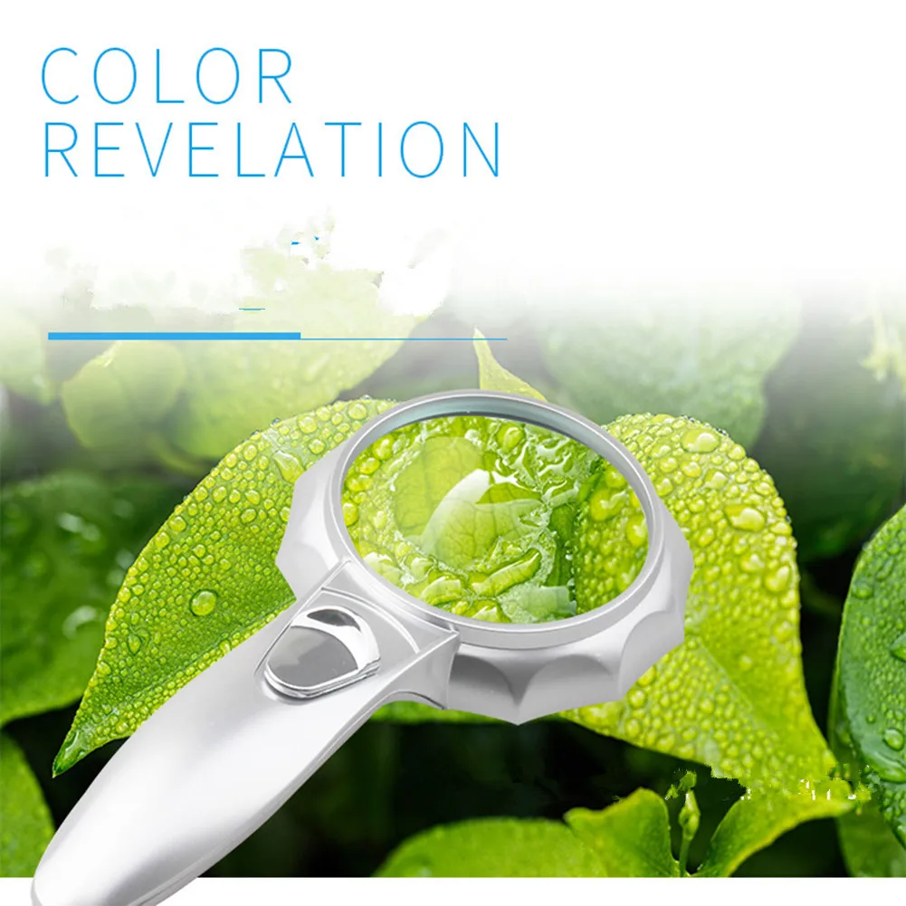 

6X универсальная HD LP виниловая пластина со стилусом, картридж с калибровкой, светодиодная лупа, чтение ювелирных изделий, ремонт часов, увеличительная петля