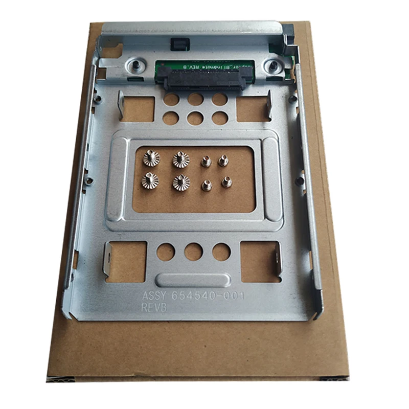 654540 001 2 5 SSD to3 5 SATA Adapter Tray Converter SAS HDD Bracket Bay 3