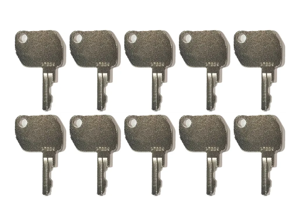 10pc For Ford For JCB New Holland Backhoe Construction Ignition Key 92274 1592