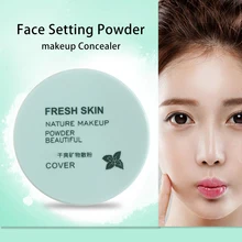 1 шт., свежая Минеральная рассыпчатая установка, пудра, Матирующая, контроль жирности, консилер, гладкая природная основа, макияж, пудра, красота, уход за лицом