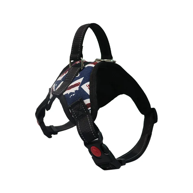 Durable Reflective Pet Dog Harness For Dogs Adjustable Big Dog Harness Pet Walking Harness For Small Medium Large Dogs Pitbull 