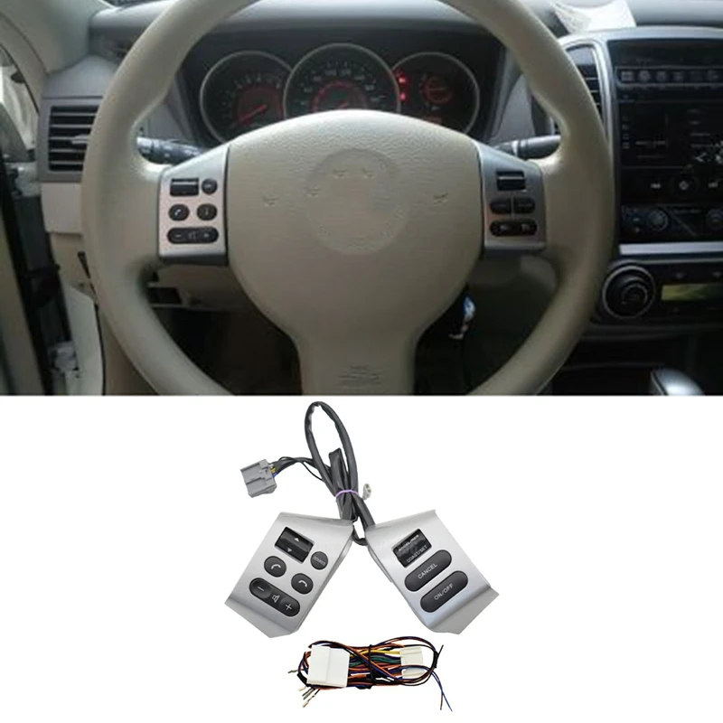 Car Steering Wheel Control Buttons Cruise Switch for Nissan LIVINA TIIDA SYLPHY 2007-2010 | Автомобили и мотоциклы