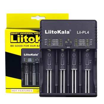 

2020 LiitoKala Lii-PL4 18650 26650 21700 4 Slots Portable Travel Rechargeable Lithium Batteries Charger