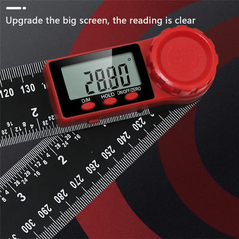  Mulit Funciton Digital Meter Angle Inclinometer Angle Digital Ruler Electron Goniometer Protractor 