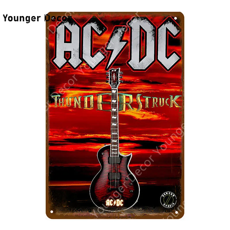 Ретро Рок рулонный плакат кантри музыка Джаз ACDC винтажные металлические знаки вечерние украшения для паба бар кафе клуб украшения стен YI-092