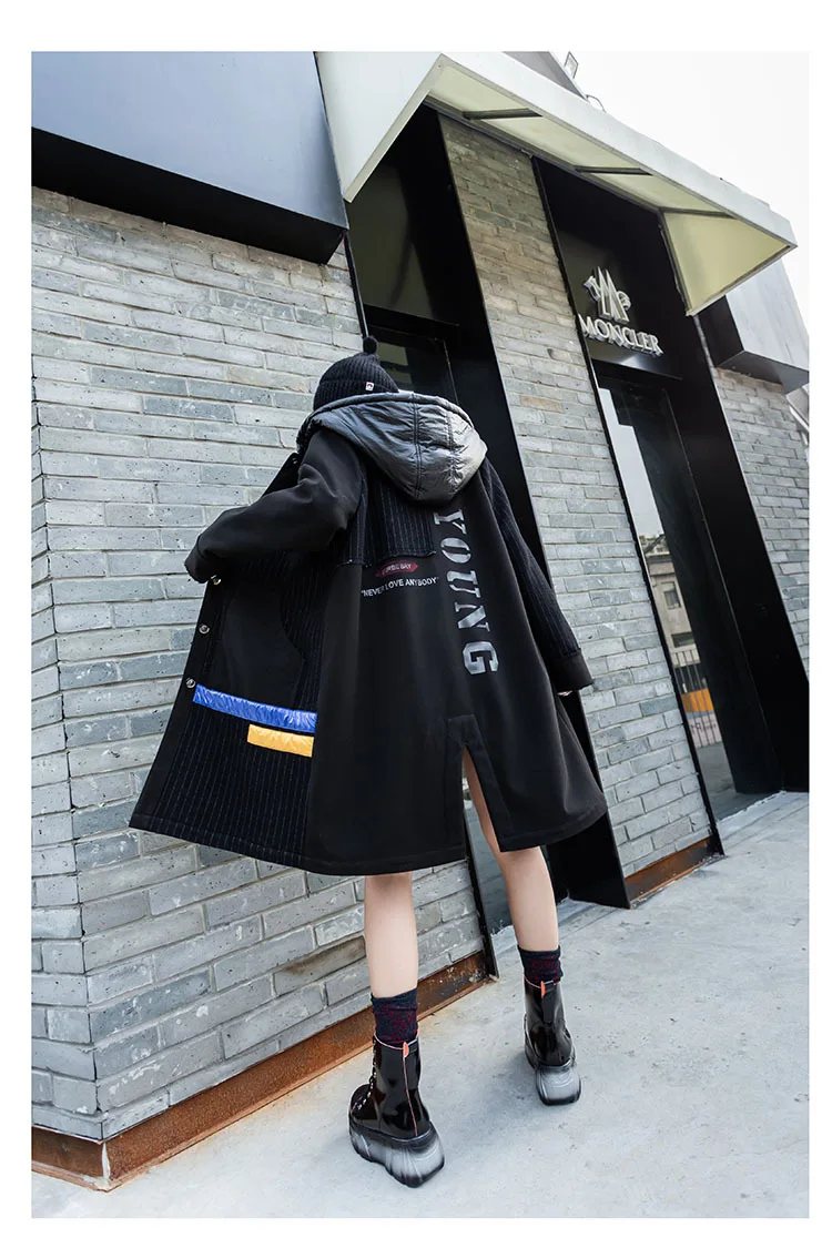 Высокое качество свободный женский плащ с капюшоном moda feminina теплое зимнее плюшевое женское Модное Длинное Пальто Повседневное манто