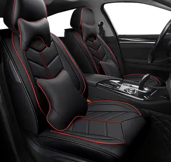 

Dekabr Universal Leather Car Seat Covers Fit Hyundai Santa Fe Ix25 Solaris Ix35 Accent Elantra Veloster Genesis Veracruz Tucson