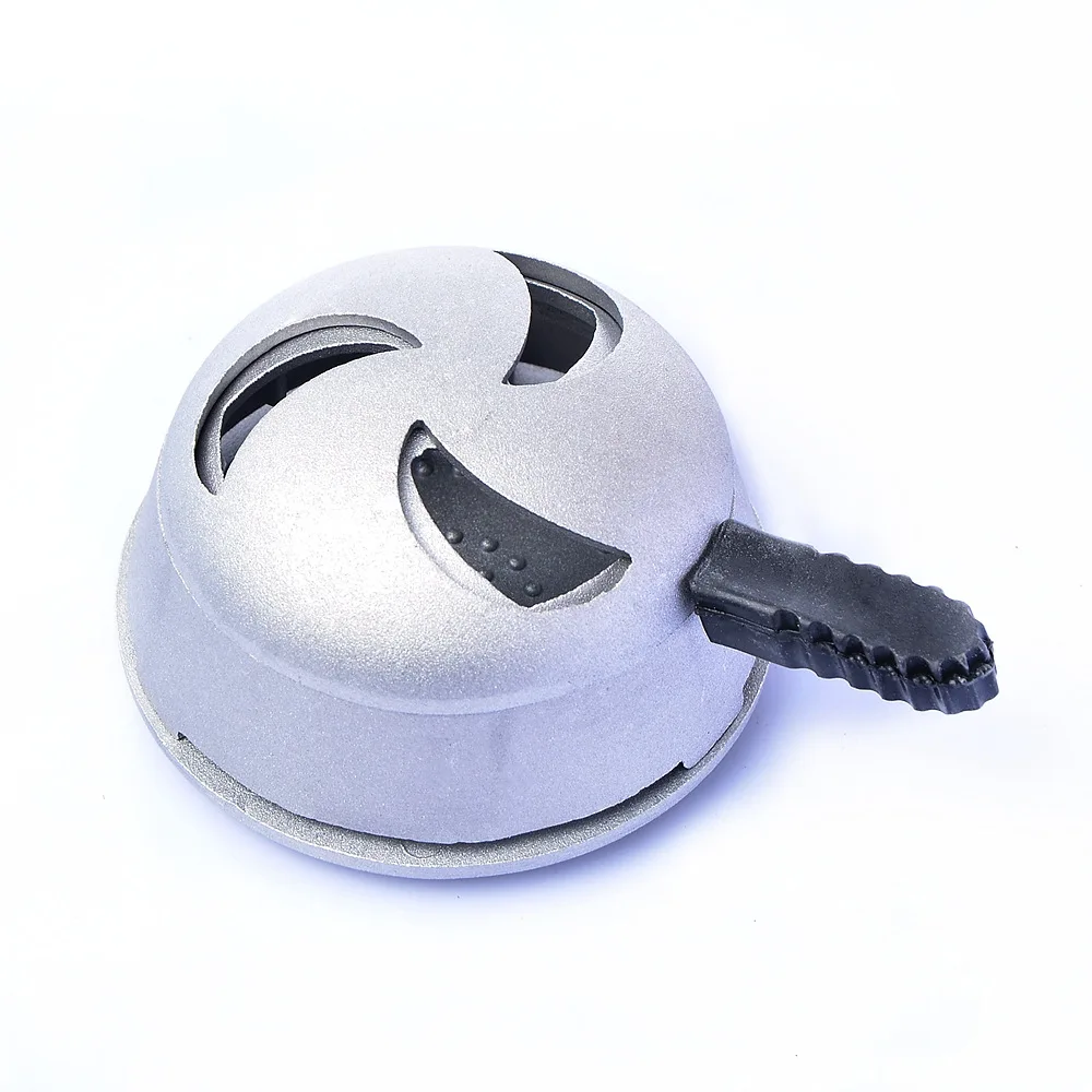 Metal Material Crescent Shape Hole Single Handle Accessories Windproof Tobacoo Hookah Shisha Charcoal Holder