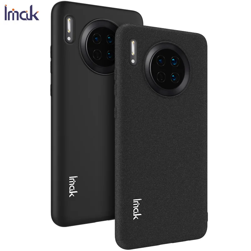 

For Huawei mate30 mate 30 Case With Screen Protector Imak cowboy Matte Back Cover With stand Finger Ring Holder Soft TPU Cases