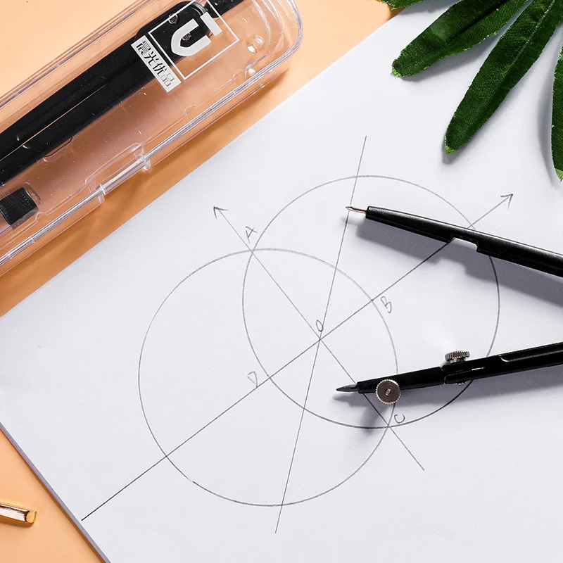 Drawing Compass M&G 1Set Metal Compasses Office School