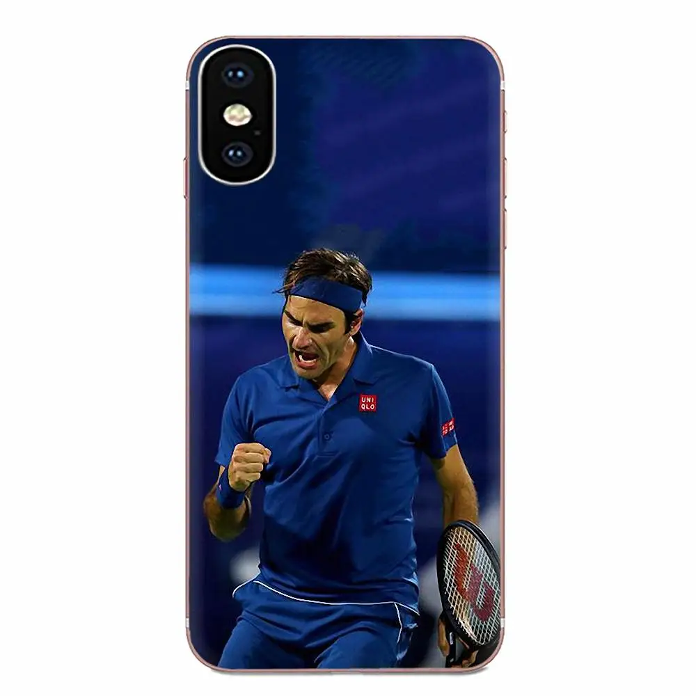 as picture Теннис Роджер Федерер для Apple iPhone 11 Pro X XS Max XR 4 4s 5 5C 5S SE 6 6S 7 8 Plus защитные чехлы - Цвет: as picture