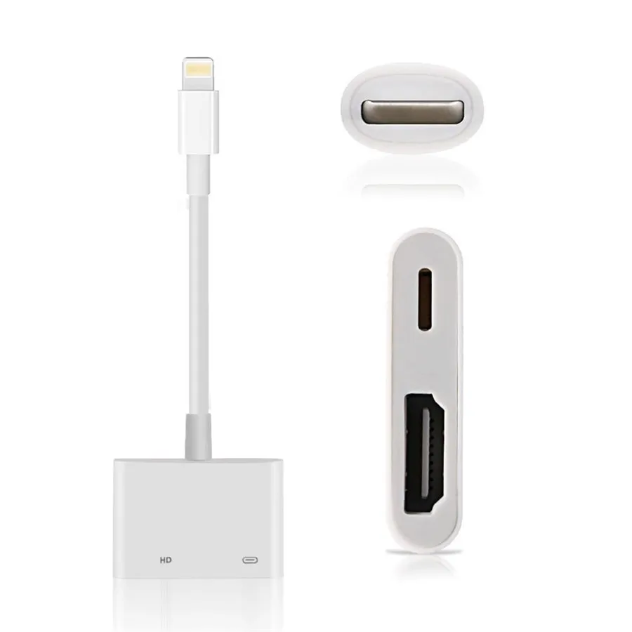 1080P HDMI кабель для Lightning Мужской к HDMI Женский Кабель AV ТВ адаптер кабель Поддержка