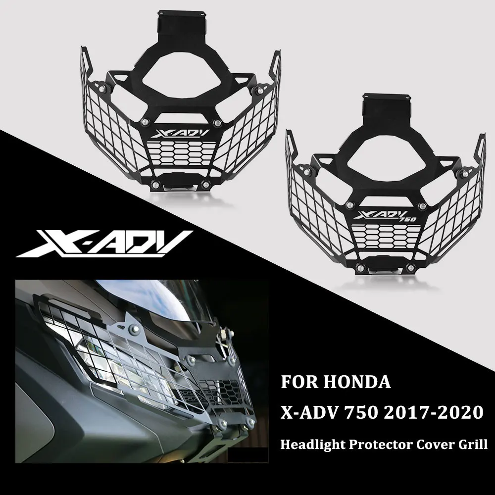

Motorcycle Headlight Headlamp Grille Guard Cover Protector FOR HONDA X-ADV X-ADV 750 X ADV 750 2017 2018 2019 2020 Accessories
