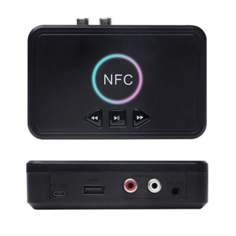 NFC 5 0 беспроводной Bluetooth адаптер аудио приемник AUX 3 мм RCA разъем USB умное