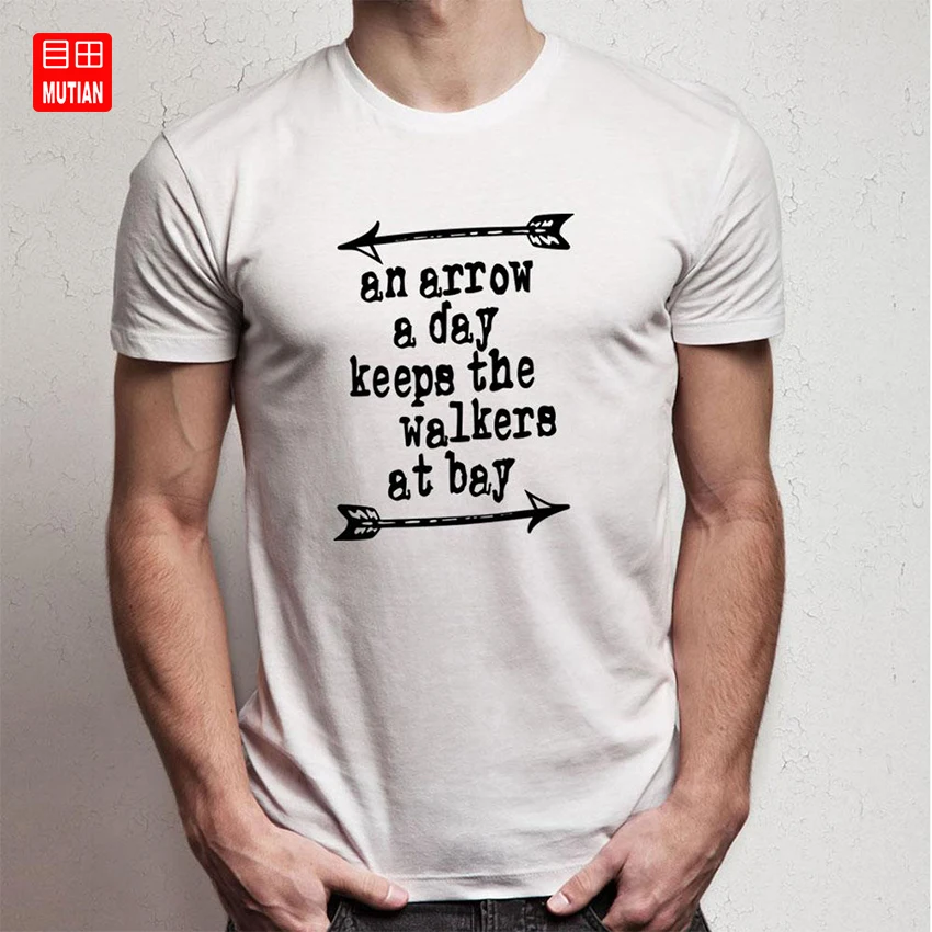 The Walking Dead Daryl Dixon Norman Reedus Arrow A Day Twd Comic Con Walker Fan футболка | Мужская одежда
