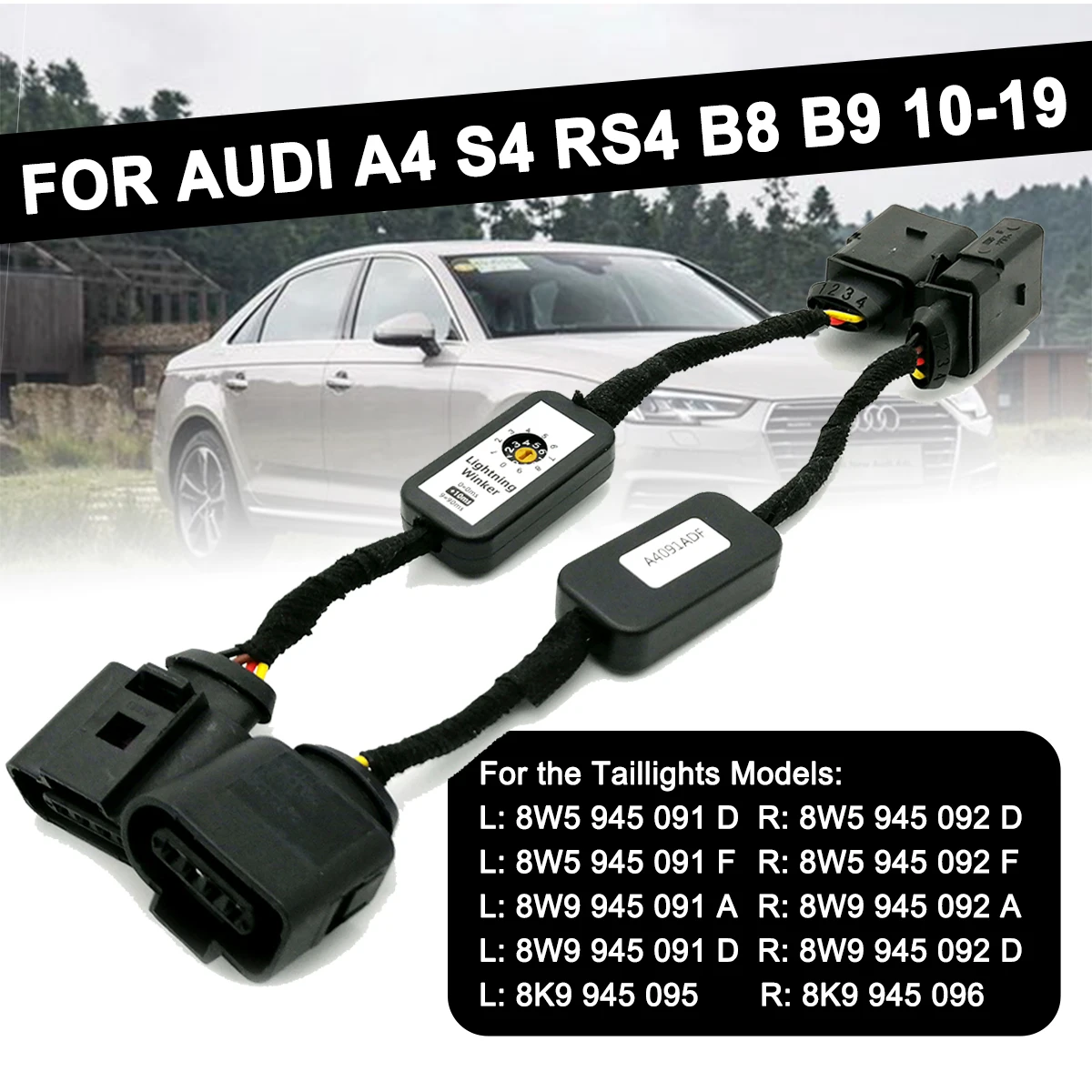Для Audi A3, A4, A5, A6, A8 для VW Golf для BMW динамический индикатор поворота светодиодный задний фонарь Дополнительный провод модуля - Испускаемый цвет: Style E