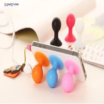 

1PC 2017 Real New Arrival Silicone Mini Cell Phone Stand Sucker For Mobile And All Phone Holder Sucker