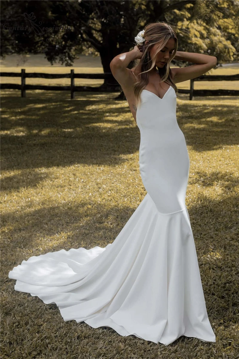 Simple Boho Wedding Dresses For Women 