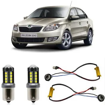 

Fog lamps for SKODA RAPID NA2 Stop lamp Reverse Back up bulb Front Rear Turn Signal error free 2pc