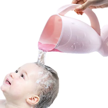 

Child Shampoo Rinse Cup Baby Bath Cup Shower Washing Spoon Baby Bath Toys For Bathroom Multiple Uses