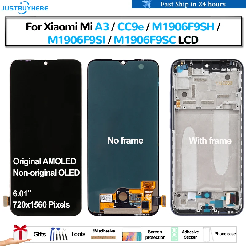 Ensemble Ecran Tactile Lcd Amoled Pour Xiaomi Mi A3 Cc9e Original Aliexpress