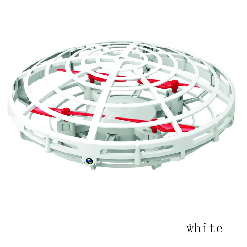 Индуктивный НЛО Квадрокоптер вертолет Hands Free Hover Drone 360 градусов микро Дрон 5 датчик для автопилота для начинающих летающий самолет