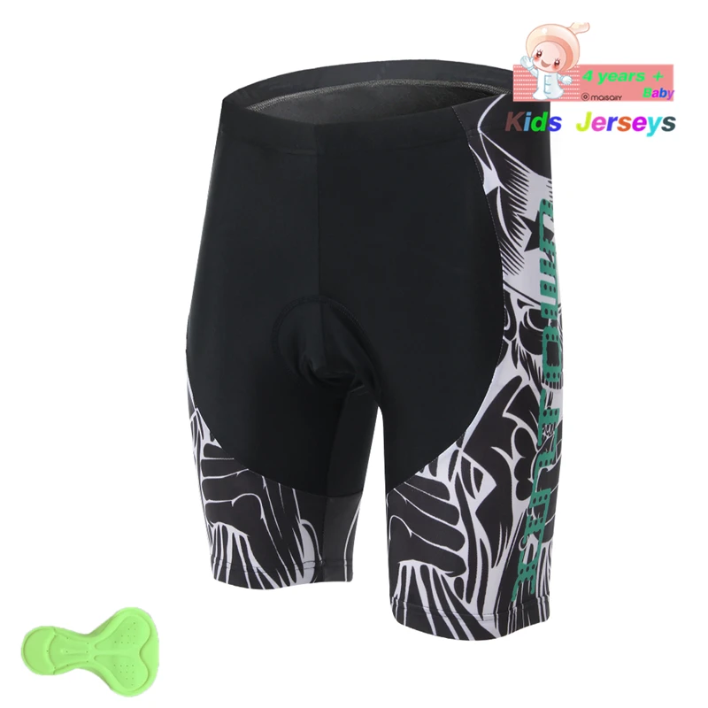 Лето, детская одежда для велоспорта, Ropa Ciclismo, Майо для мальчиков, одежда для велоспорта, спортивный свитер для девочек - Цвет: with pad