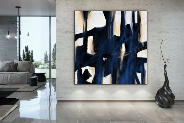 Large canvas art for living room