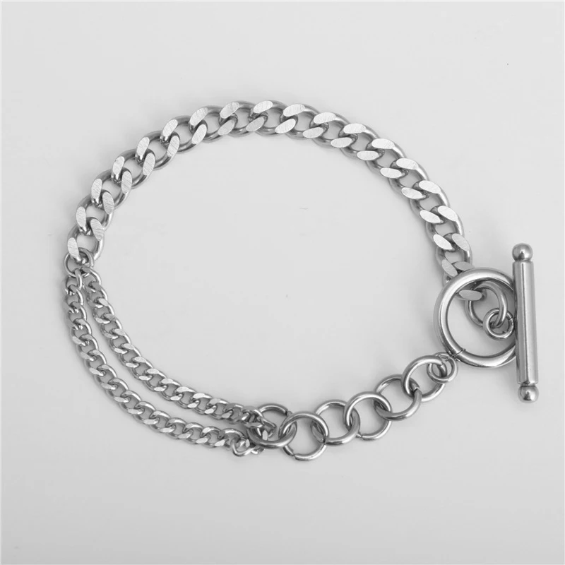Stainless steel bracelet/couple/women/punk/bileklik/femmeStainless Steel Bracelet pulsera hombre for women punk bracelet homme