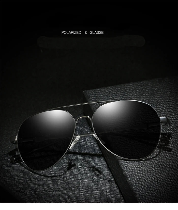 Мужские поляризованные солнцезащитные очки для вождения, близорукость, черные, серые линзы, овальная металлическая оправа, диоптрийные очки 0-0,5-1,0-1,5-6,0
